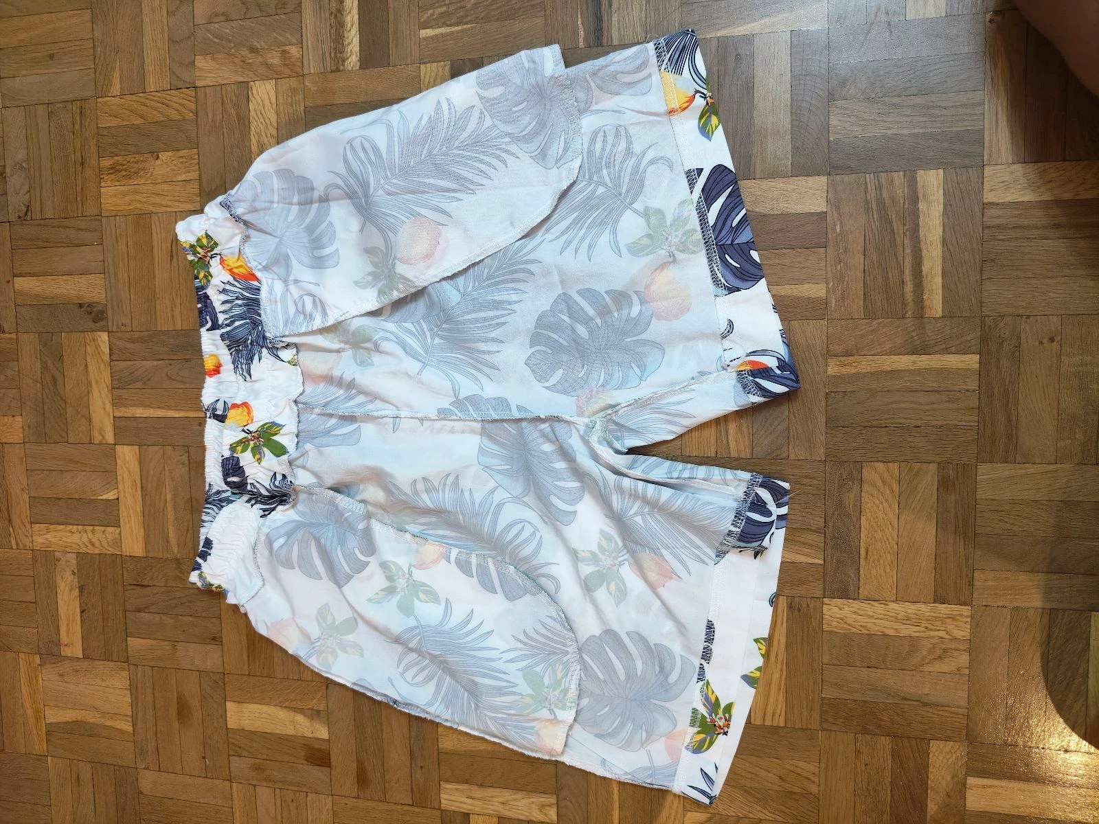 Korte bermuda's met bloemenprint voor zomer/herfst – photo 5